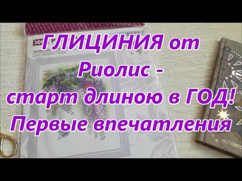 Видео: ♥182 ГЛИЦИНИЯ от Риолис. Долгий старт, ОТЧЕТ 1