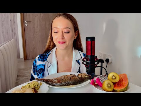 Видео: MUKBANG | Grilled fish 🐟 Guacamole, fruits | Мы вернулись?