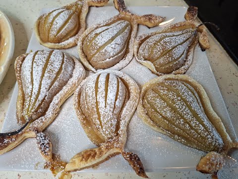Видео: Тарт Татен с грушей, слойка с грушей, как вкусно!!!