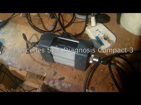 Видео: Mercedes Star Diagnosis Compact 3 установка, настройка, подключение.