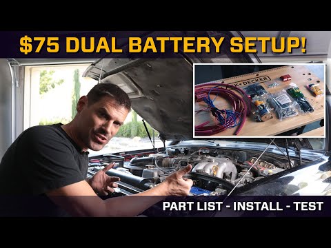Видео: Простая установка двух аккумуляторов за 75 долларов