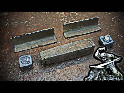 Видео: Контейнерная Дамасская сталь, подробности в описании.