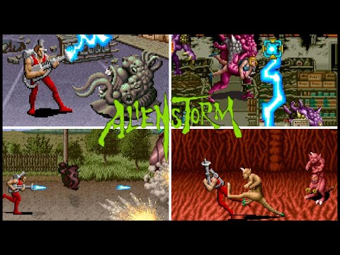 Видео: Alien Storm Arcade - Прохождение / Walkthrough