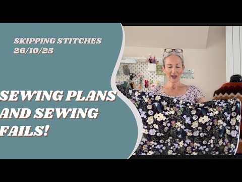 Видео: Видео этой недели посвящено моим планам по шитью и более подробному обзору того, что я сделала на...