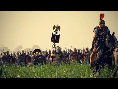 Видео: Даки против Рима | Массивная кинематографическая битва Total War 44000 единиц - Рим 2