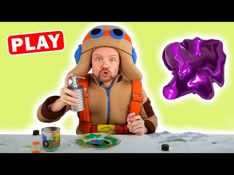 Видео: Гигантский СЛАЙМ - Эксперименты и Опыты для детей