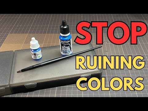 Видео: Научитесь разбавлять акриловые краски и добивайтесь идеального результата