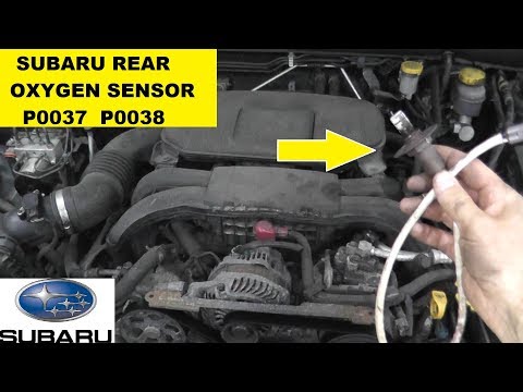 Видео: Проверка и замена заднего кислородного датчика Subaru P0037 P0038