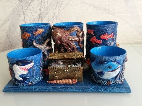 Видео: .ДЕКУПАЖ ЖЕСТЯНЫХ БАНОК.ОРГАНАЙЗЕР.