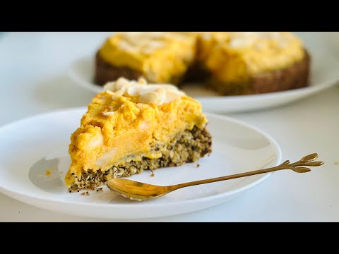 Видео: Тыква, яблоко, овсянка и мак! Полезный осенний пирог без муки и сахара