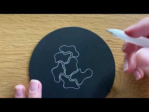 Видео: Пакет проектов Zentangle № 16 — 12 дней Zentangle 2021 — День 9