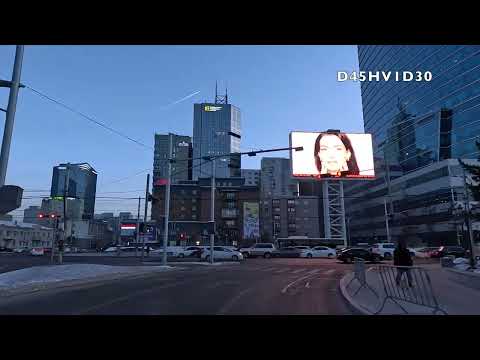 Видео: Туулай жилийн отгон өдөр. Улаанбаатар хотын төв замаар явж төрийн ордонг нар зөв тойров.