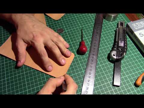 Видео: Изготовление кошелька из натуральной кожи.