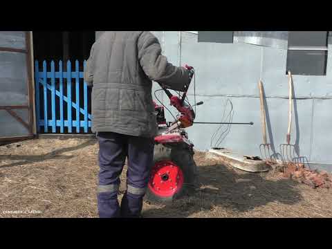 Видео: Переделка руля  мотоблока WEIMA-1100BE.