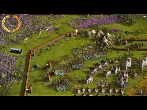 Видео: 1vs2 Жёсткий штурм крепости Казаки 3 рейтинг 😼🏹🏰😼💣