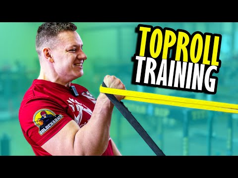 Видео: Тренировка с эспандерами Toproll | Тренировка на пресс для спины в стиле армрестлинга
