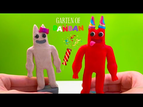 Видео: Банбан и Банбалина из пластилина ► Garten of Banban | ИЗИ Лепка