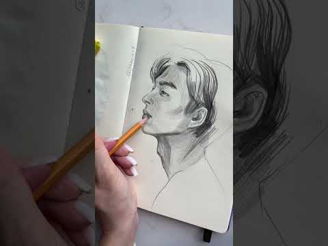 Видео: Основной секрет, как рисовать лица ✏️