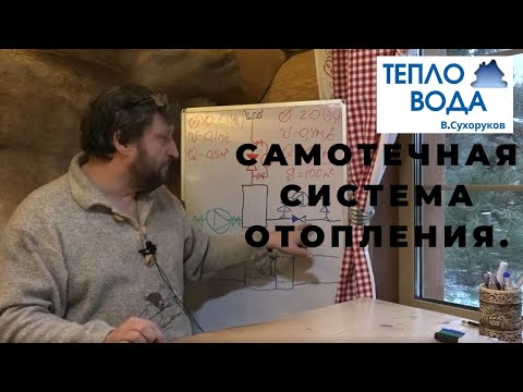 Видео: Самотечная система отопления. Зачем нужен насос?