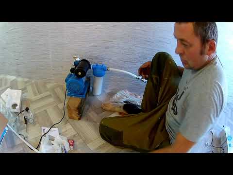 Видео: Обзор и установки станция водоснабжения КАЛИБР СВД-160/1, 5