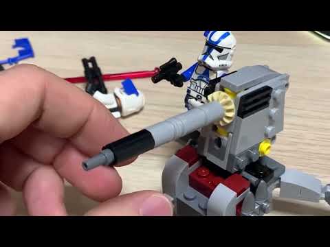 Видео: Знаменитый 501й Легион Армии Клонов Lego 75345 501st Clone Troopers Battle Pack