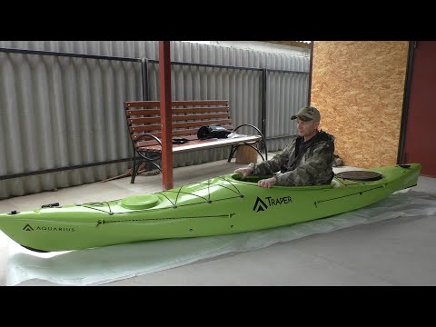 Видео: Каяк Aquarius Traper. Мой первый полиэтиленовый каяк для сплавов по разным рекам, даже непролазным.