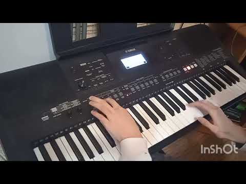 Видео: Юра Шатунов - Розовый вечер, на синтезаторе yamaha PSR e463