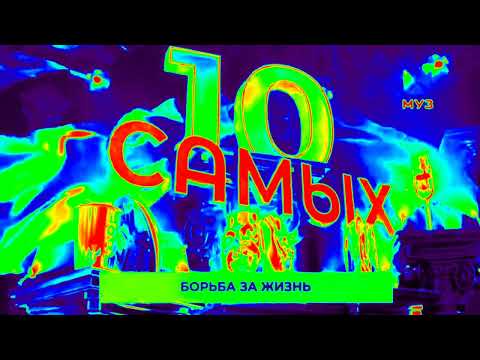 Видео: Заставка 10 Самых на Муз ТВ с эффектами. Screensaver 10 Most on Muz TV with effects.