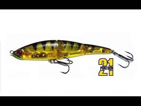 Видео: Pontoon 21 Danzante J2 (воблеры из моей коробки)