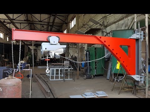 Видео: Самый красивый консольный кран на 1000кг