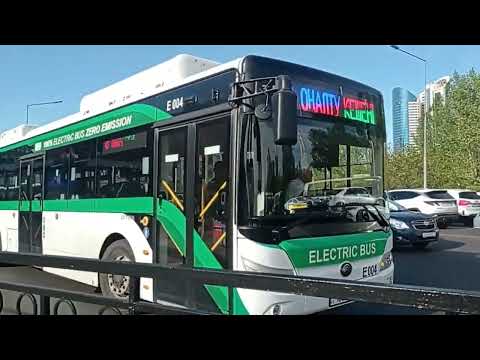 Видео: Yutong ZK 6180 BEVG (QazTehna), Yutong E12 ZK 6128 BEVG (СарыаркаАвтоПром)