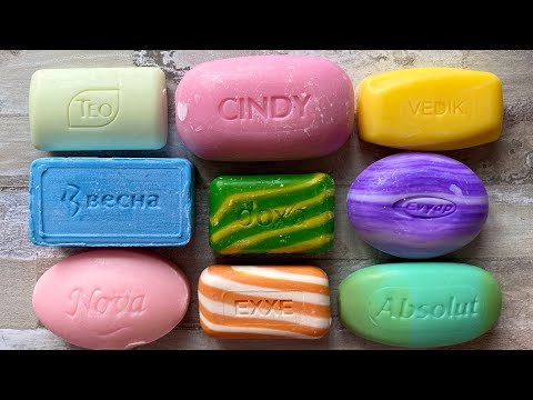 Видео: ASMR Soap cutting | Soap Carving|Резка мыла  | ASMR