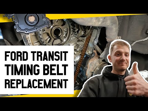 Видео: Ford Transit 2.0 TDCi (EcoBlue) (YMF6) 2016 - 2023 Ремень ГРМ - замена мокрого ремня.