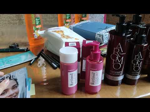 Видео: Обзор заказа с новинками 16 каталога Фаберлик. Серия AROMIO и Retinol