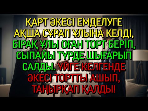 Видео: Қарт әке емге ақша сұрап келді, бірақ ұлы оған торт беріп, сыпайы шығарып салды…