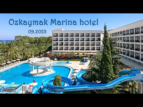 Видео: Ozkaymak Marina hotel, Кемер, Турция 09.2023