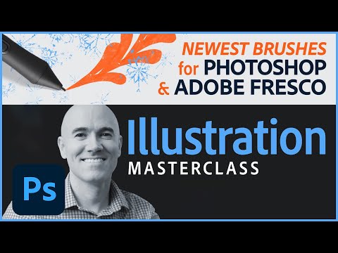 Видео: Новые кисти Photoshop 2022 года | Adobe Creative Cloud