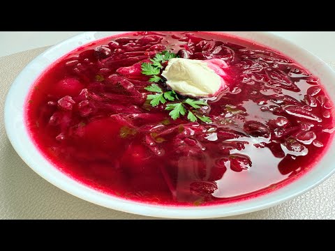 Видео: Свекольный борщ