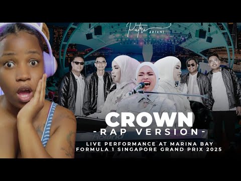 Видео: PUTRI ARIANI - CROWN (F1 SINGAPORE LIVE PERFORM) - Реакция