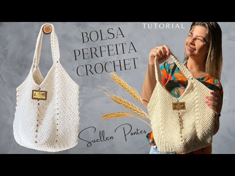 Видео: УДИВИТЕЛЬНАЯ вязаная сумка | Очень легко | Квадратный фон | Урок вязания крючком | Суэллен Понтес