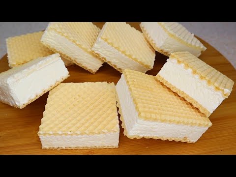 Видео: МОРОЖЕНОЕ ДОМА – рецепт за 5 МИНУТ  всего 2 ИНГРЕДИЕНТА + ВАФЛИ!!!