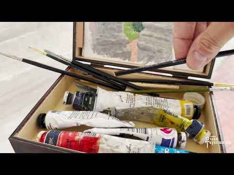 Видео: Обзор на новый мини этюдник от go draw