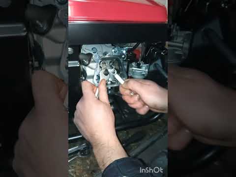 Видео: Регулювання зазорів клапанів  бензогенератора.