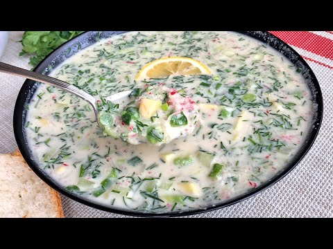 Видео: Сыроедческая окрошка БЕЗ ЯИЦ, БЕЗ МЯСА, БЕЗ КЕФИРА. Постная Окрошка на воде и семечках