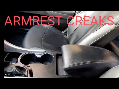 Видео: Устранение скрипа подлокотника Hyundai Sonata YF armrest creaks
