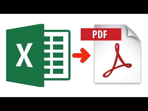 Видео: Как сохранить документ Excel в формате pdf. Как сохранить Excel в формате пдф.