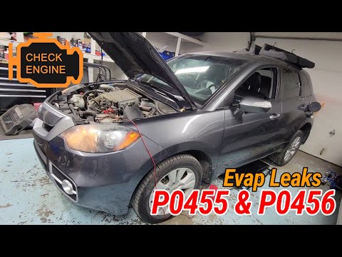 Видео: [Код диагностики P0456 P0455] Проблема с большими утечками испарителя РЕШЕНА 2009+ Acura RDX 2.3L...