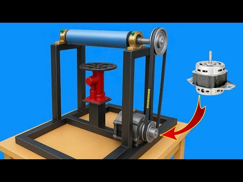 Видео: Потрясающий DIY-станок! Превратите старую стиральную машину в деревообрабатывающий станок за 1000$