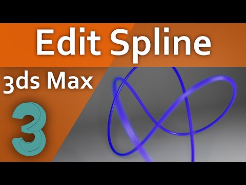 Видео: Edit Spline в 3d Max (Для начинающих)