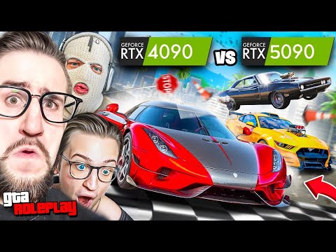 Видео: ГОНКА ЗА ТИТУЛ ЧЕМПИОНА! 4090 vs 5090 RTX! ЭТА ГОНКА ВОЙДЕТ В ИСТОРИЮ! (GTA 5 RP)